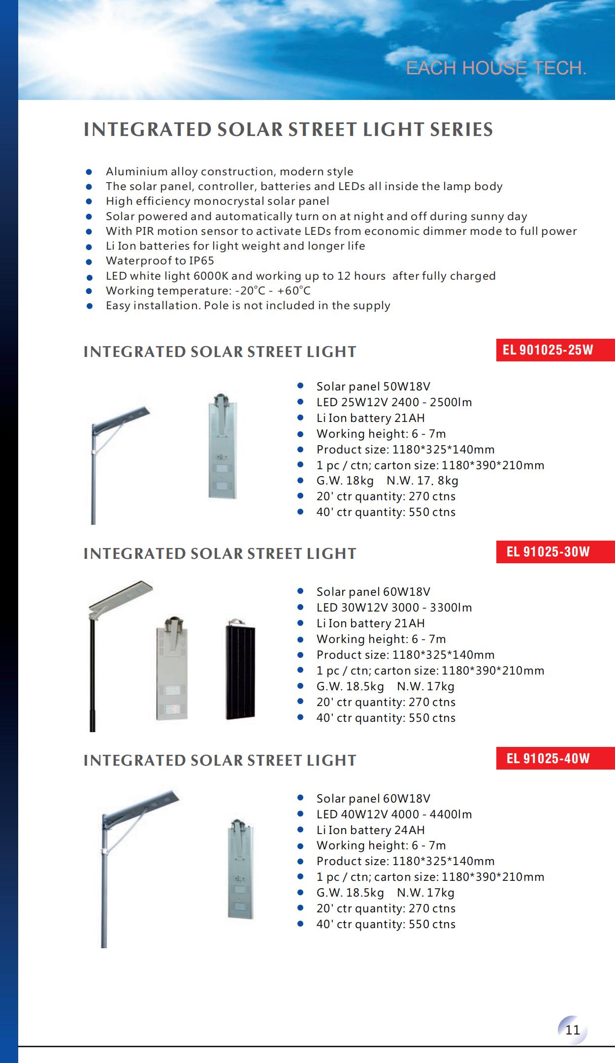 SOLAR STREET LIGHT SERIES 3